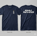 HIGHLY MOTIVATED "CROWNED" HEAVYWEIGHT TEE