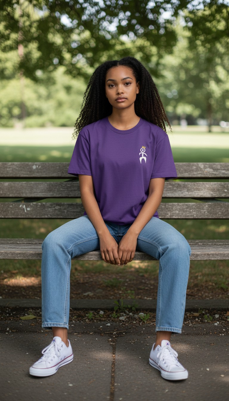 HIGHLY MOTIVATED "CROWNED" HEAVYWEIGHT TEE